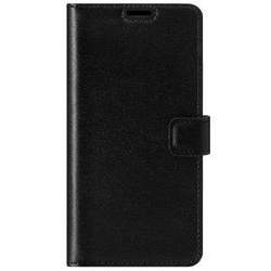 Skórzane etui na telefon RFID Wallet case - Costa Czarna - TPU Czarne