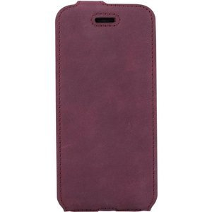 Futerał na telefon Flip case - Burgund - TPU Transparentne