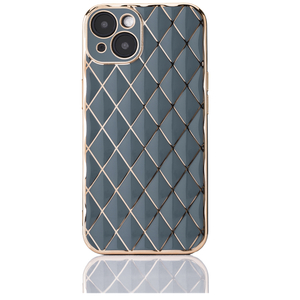 Etui Back case - Pikowane Niebieskie - Apple iPhone 13